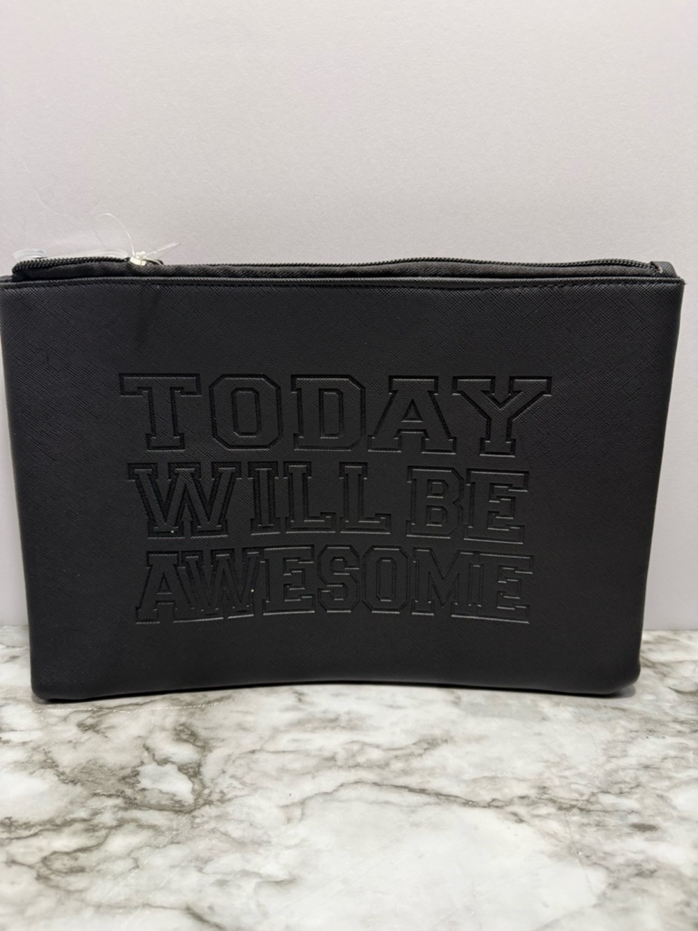 TODAY WILL BE AWESOME statement clutch